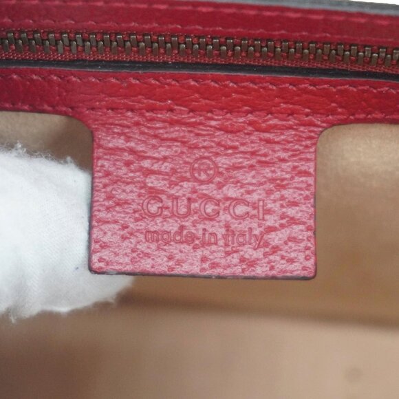 Gucci Queen Margaret Bee GG Supreme Canvas Shoulder Bag Red 476541 - Picture 15 of 16